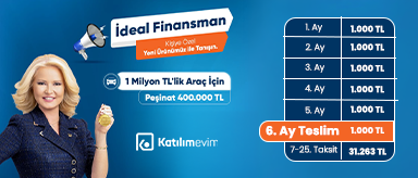 Kişiye Özel Yeni İdeal Finansman ile Tanışın!